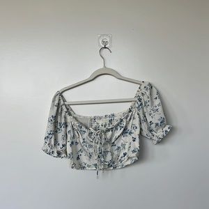 Off the Shoulder Floral Top